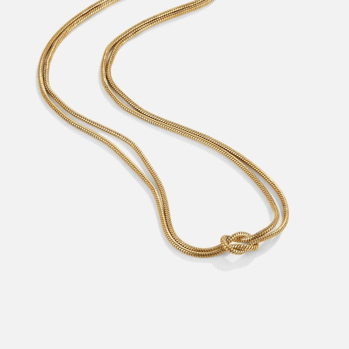 Pulsera de cadena dorada