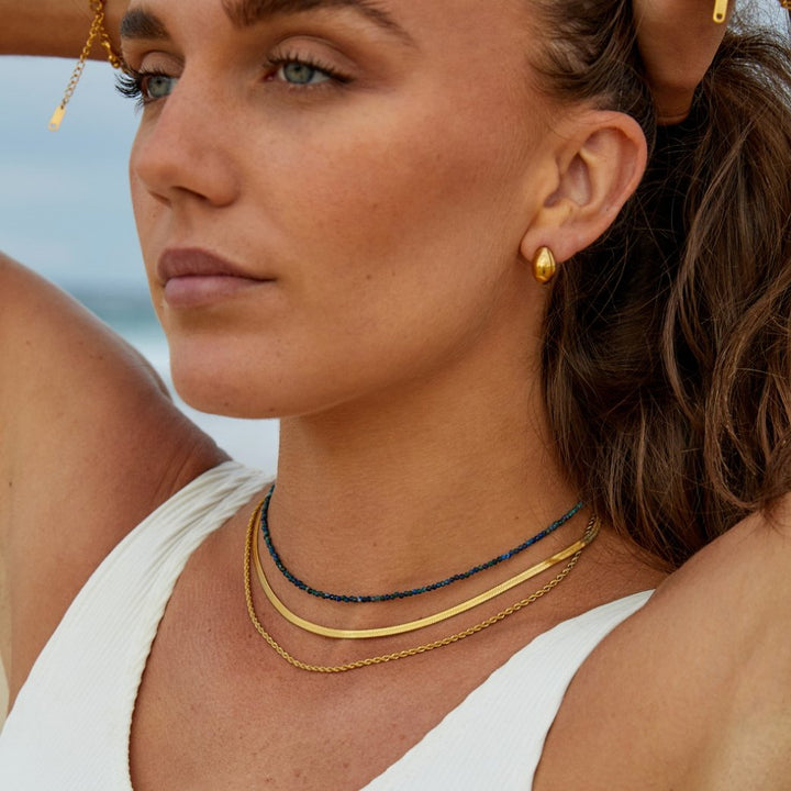 Collar de cuentas de lapislázuli