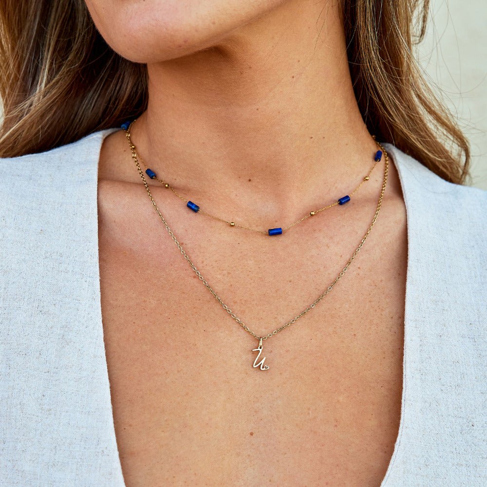 Collar de lapislázuli