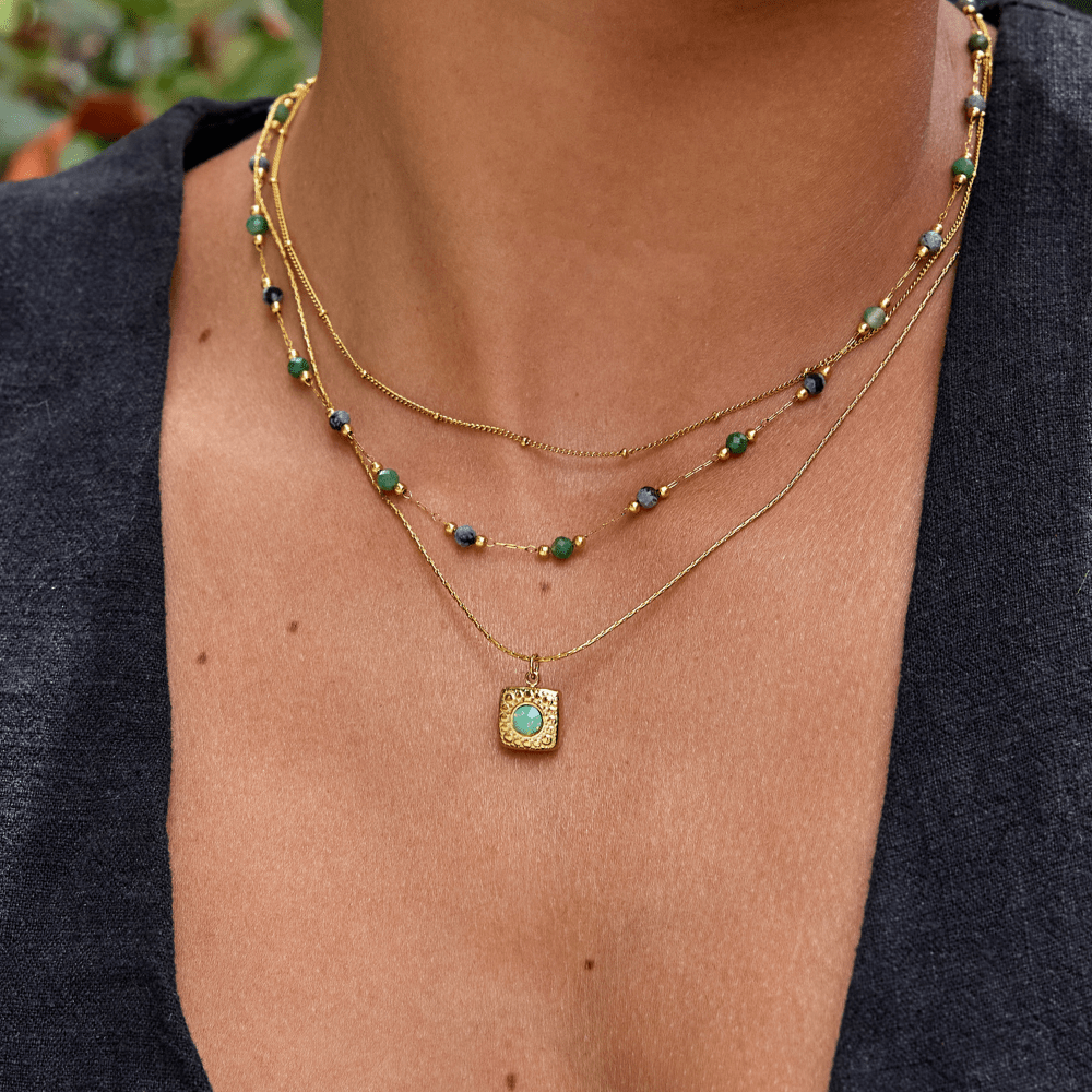 Collar dorado Vintage Lara