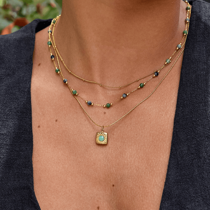 Collar dorado Vintage Lara