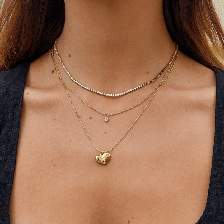 Collar Cordelia Gold Crystal