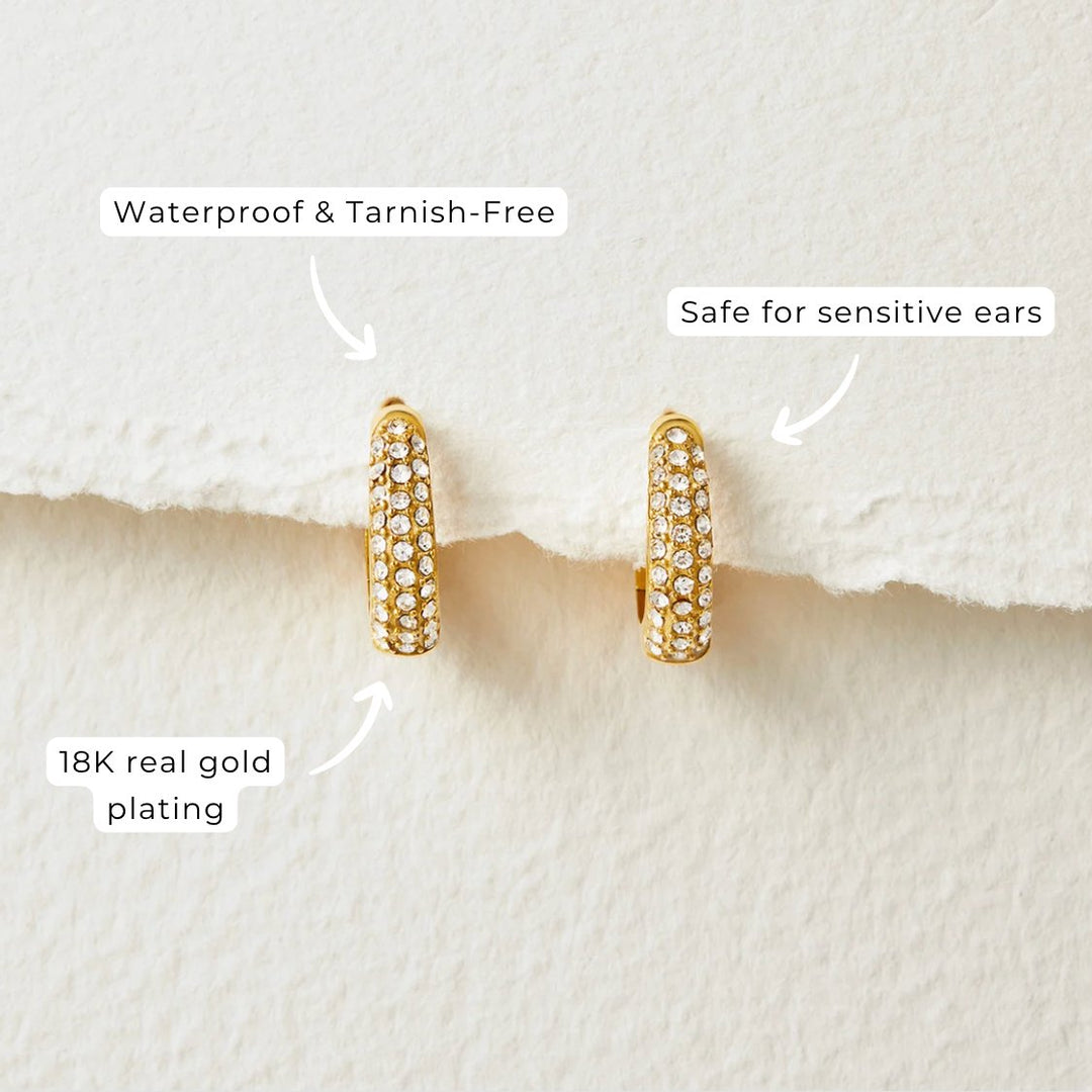 Pendientes Lily de cristal