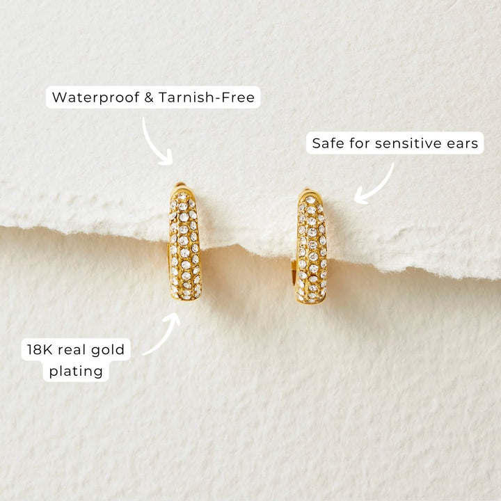 Pendientes Lily de cristal