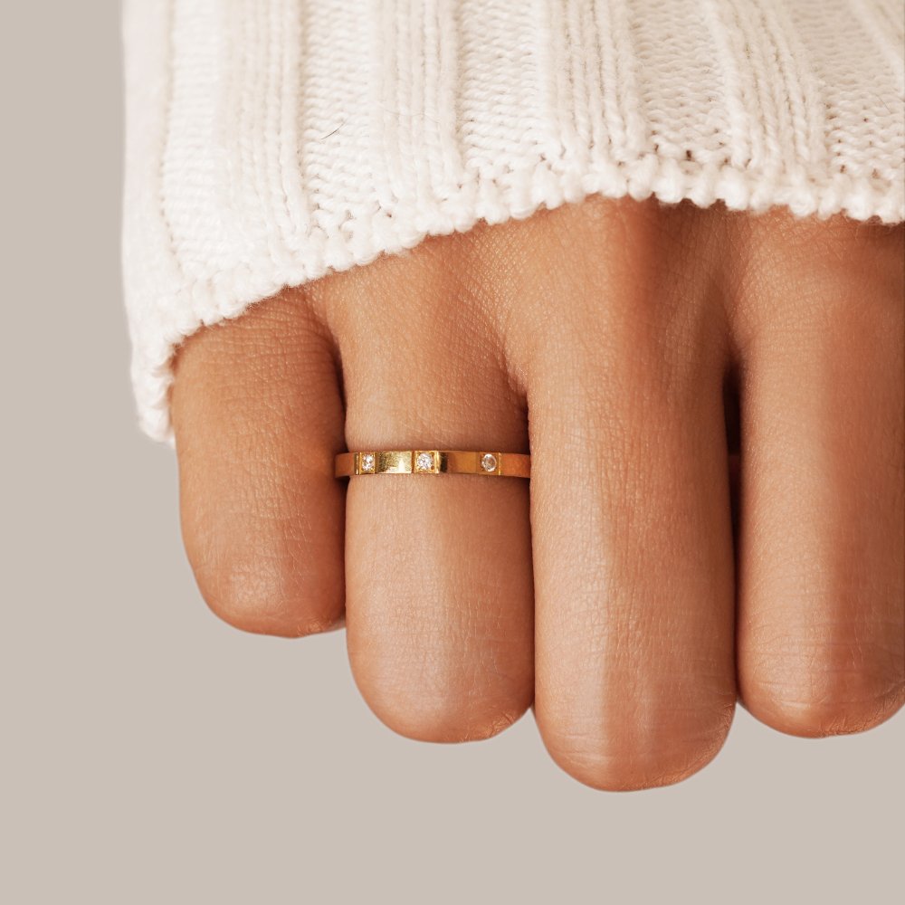 Anillo Lucia cristal