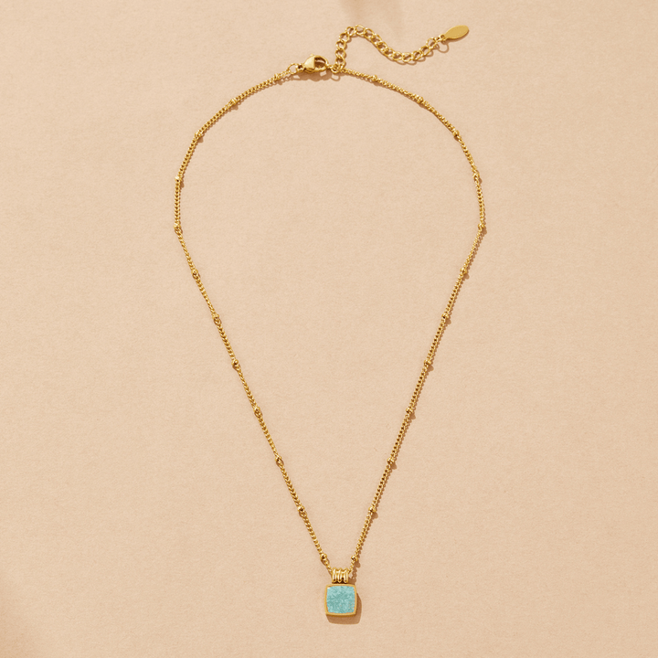 Collar Lucia Verde con colgante