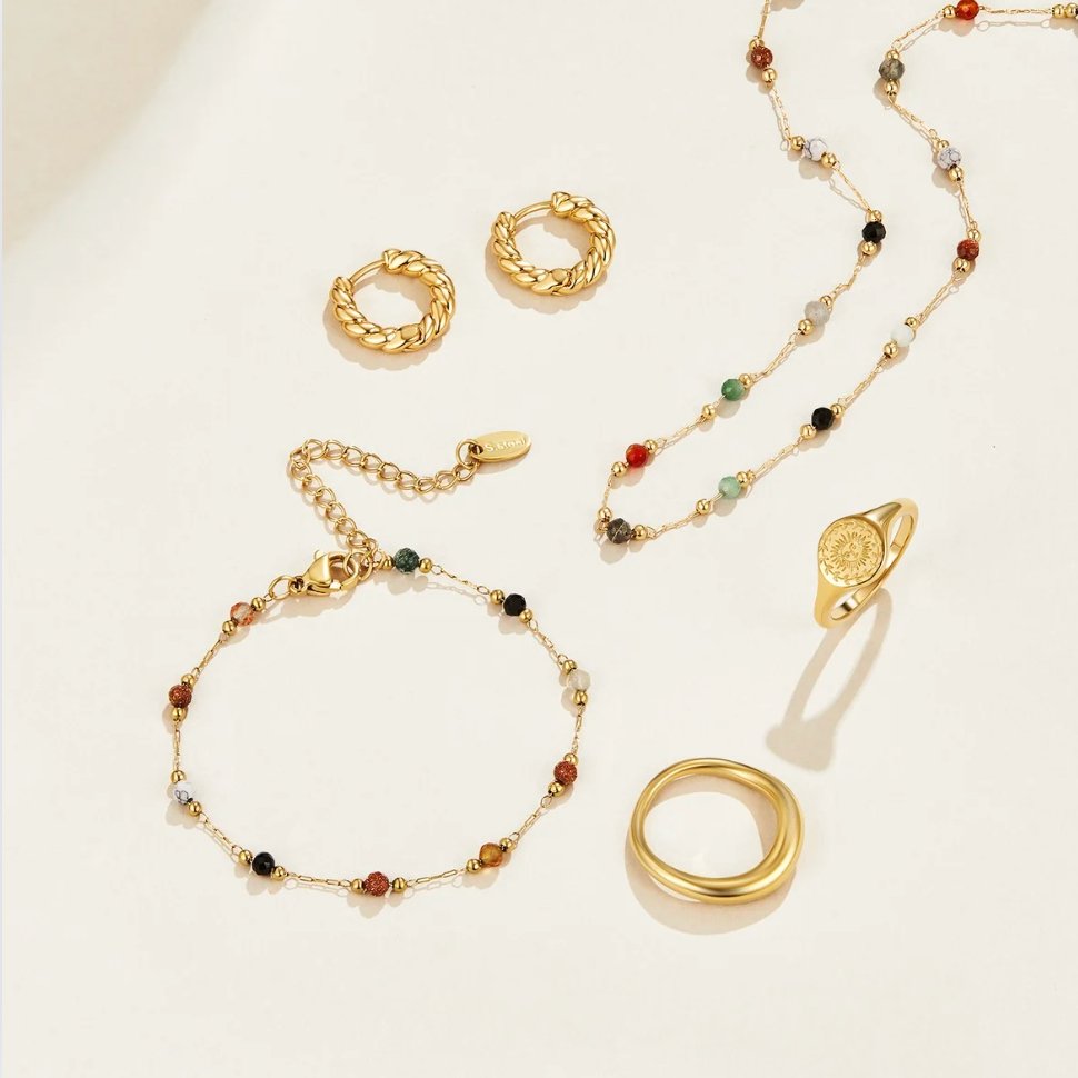 Collar Lulu con perlas