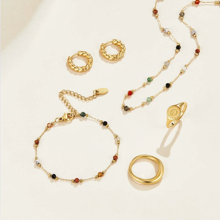 Collar Lulu con perlas