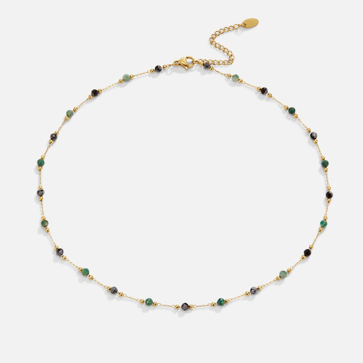 Collar Lulu Bosque de piedras y perlas