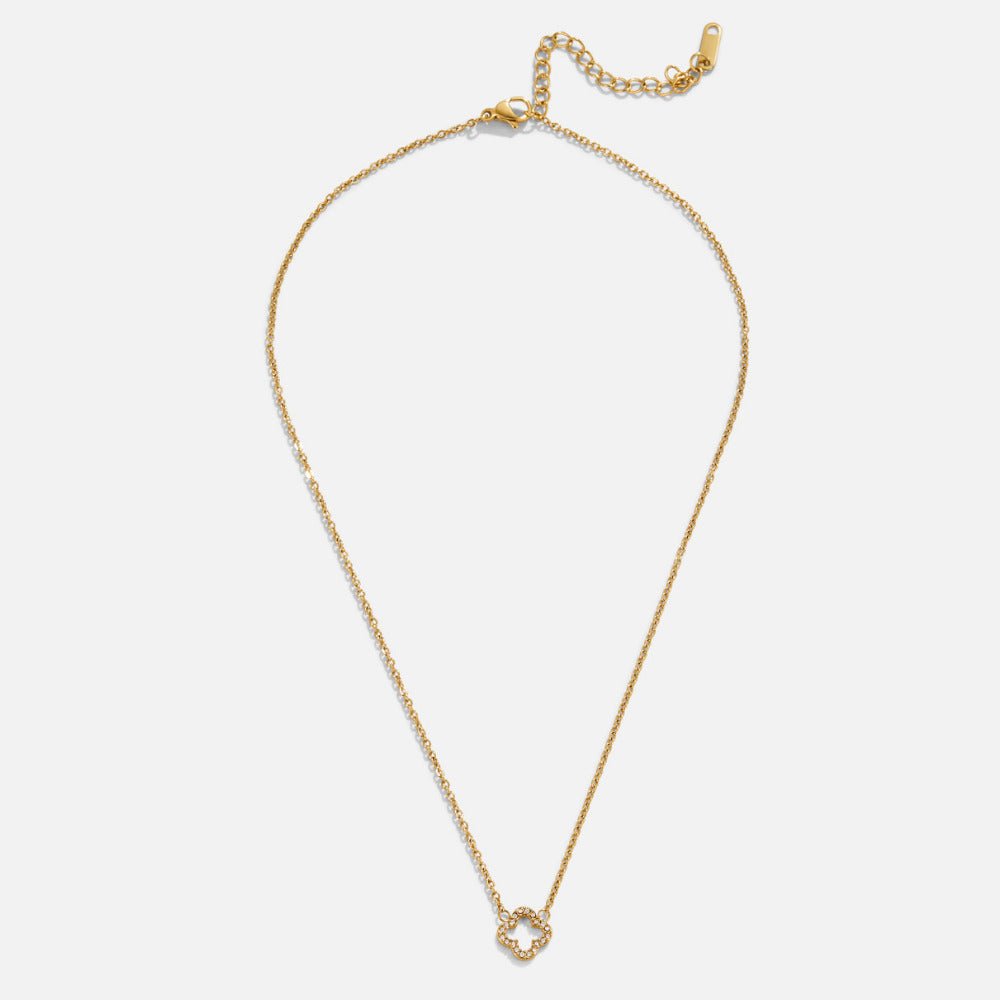 Collar de lujo Trébol de Cristal