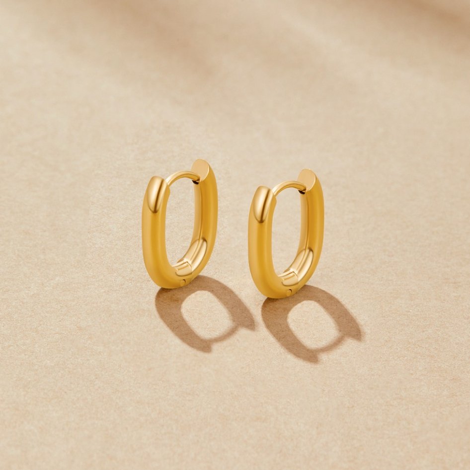 Pendientes dorados Madison