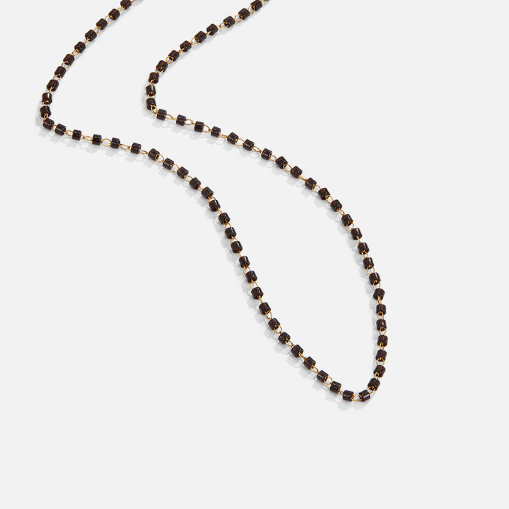 Collar Maisie de perlas negras