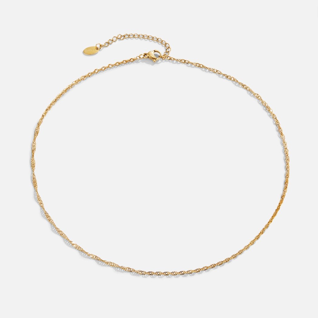 Cadena dorada Mila Twist