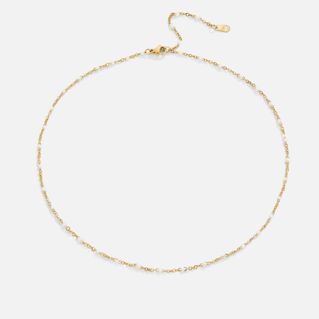 Collar de perlas Mila Blanco