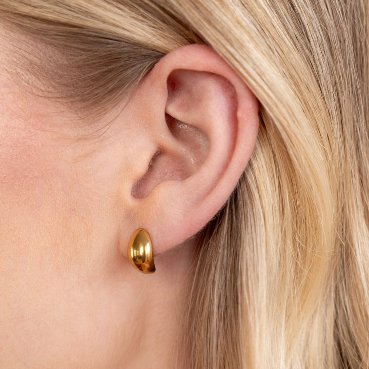 Mini pendientes curvos