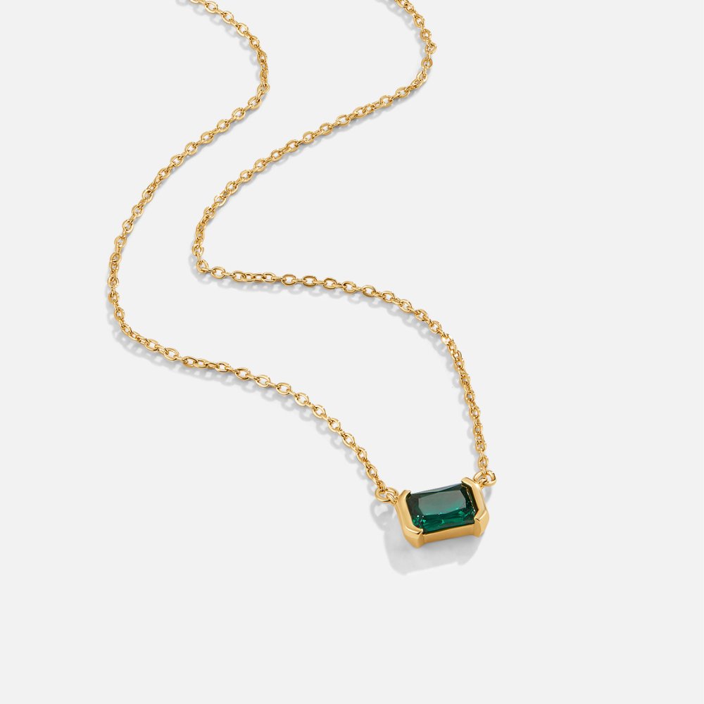 Collar Monica Verde Esmeralda