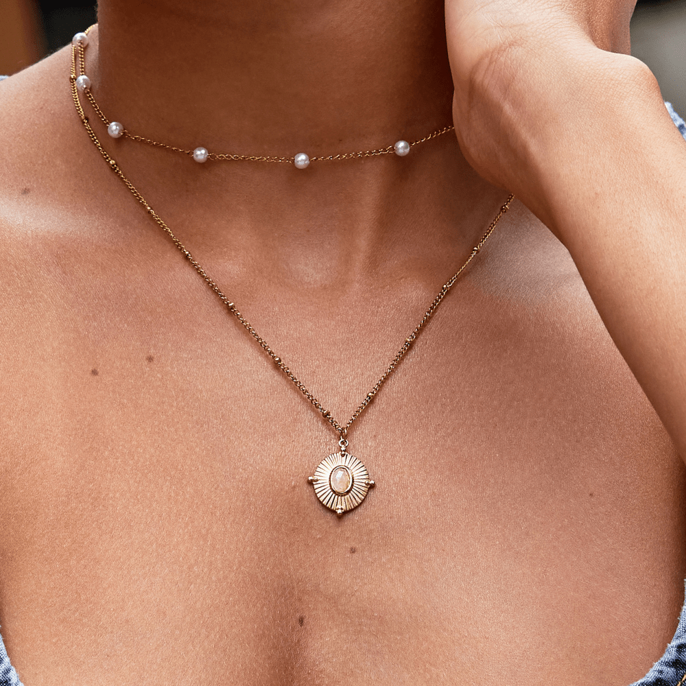 Collar Vintage Monique de piedras