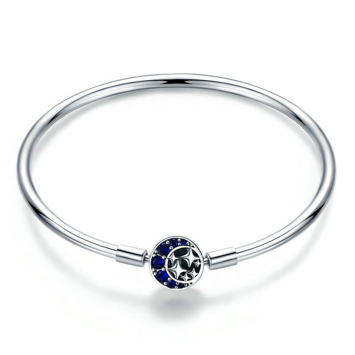Pulsera con Encantos Mágicos de Luna y Estrellas