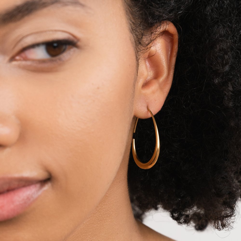 Pendientes dorados Nica