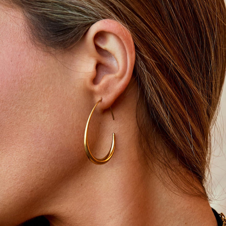 Pendientes dorados Nica