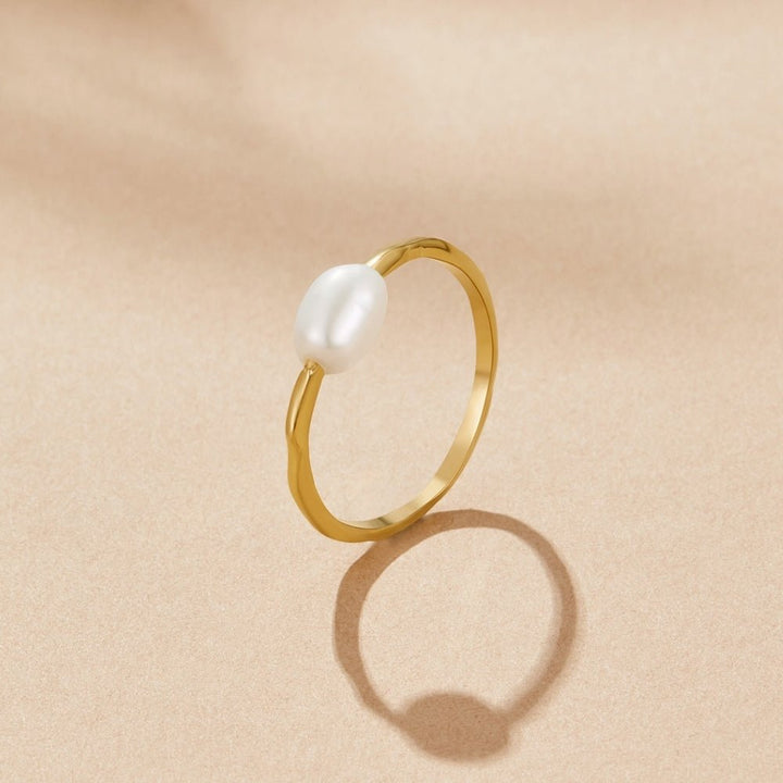 Anillo Nura resistente al agua perlas