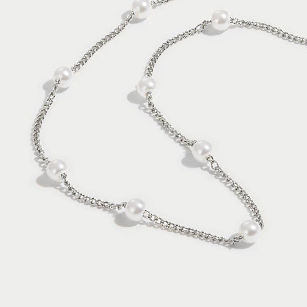 Collar Nura Pearl Silver