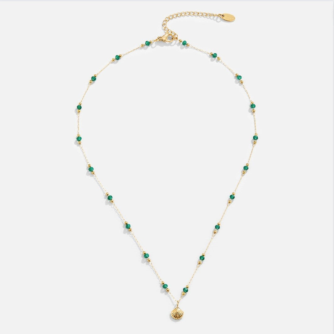 Set de collares con conchas y perlas para amantes del océano