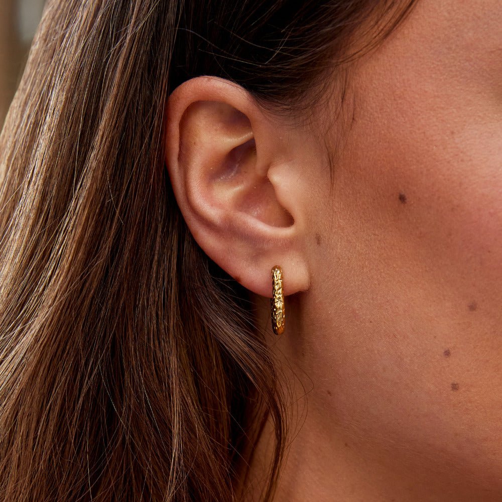 Pendientes de aro clásicos Olivia