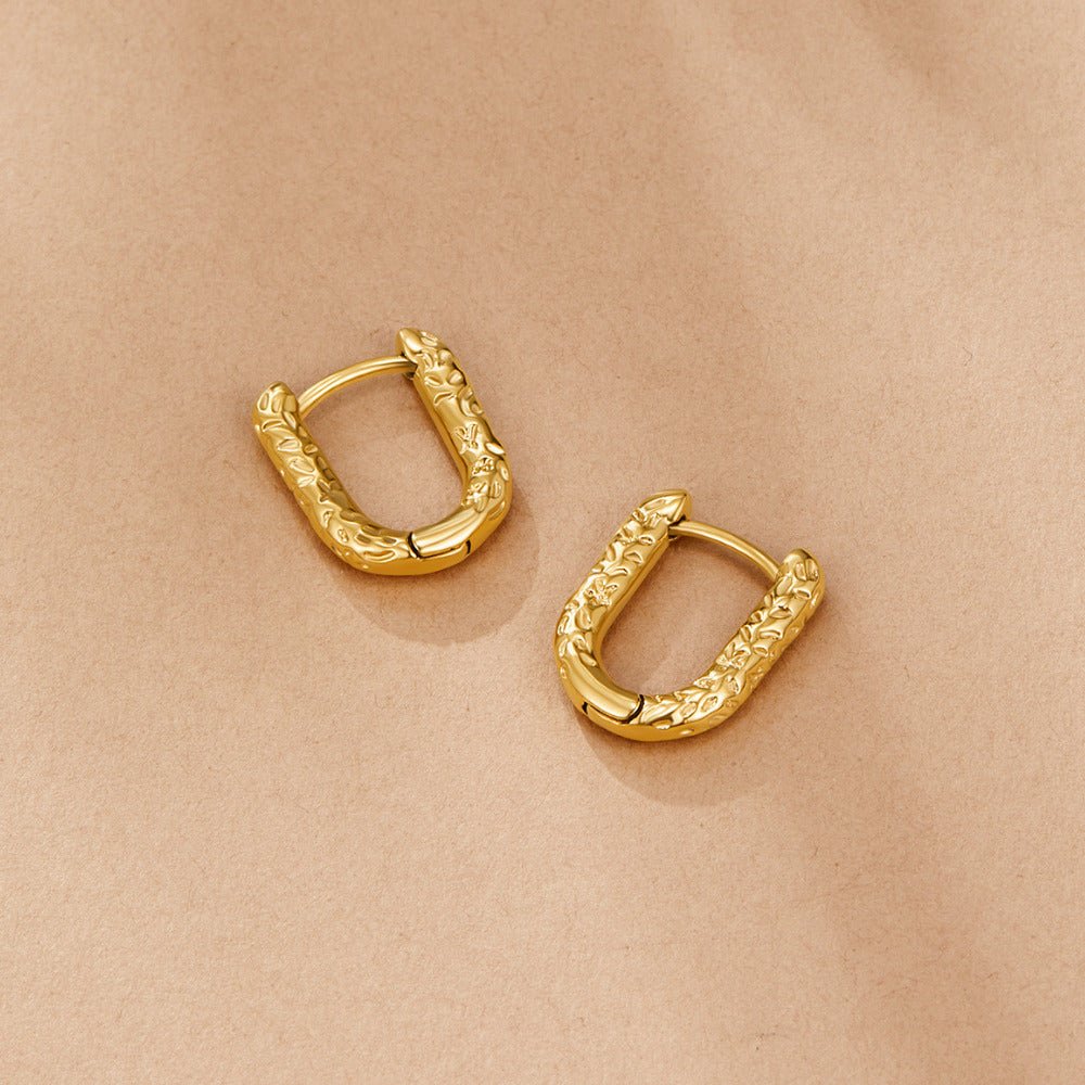 Pendientes de aro clásicos Olivia