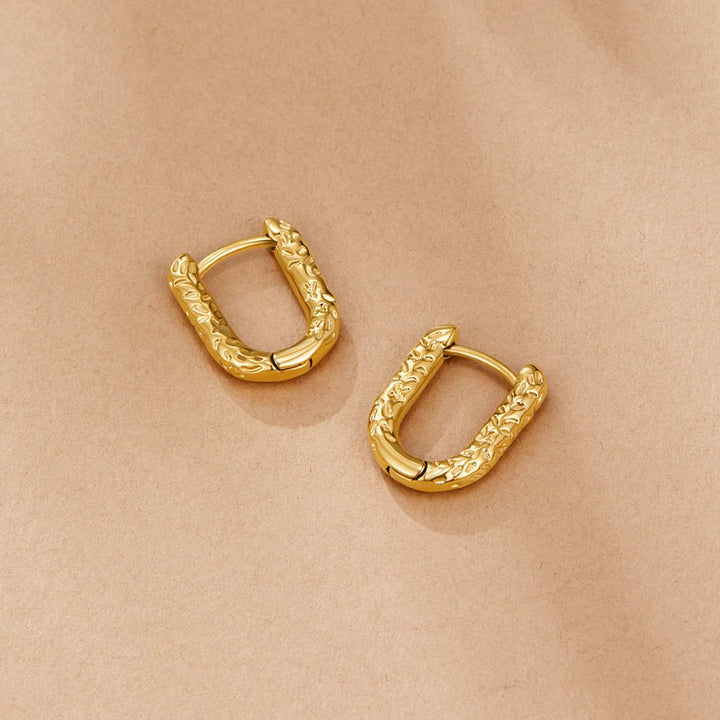 Pendientes de aro clásicos Olivia