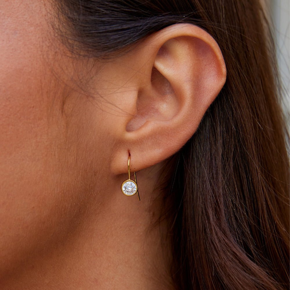 Pendientes Olivia de cristal