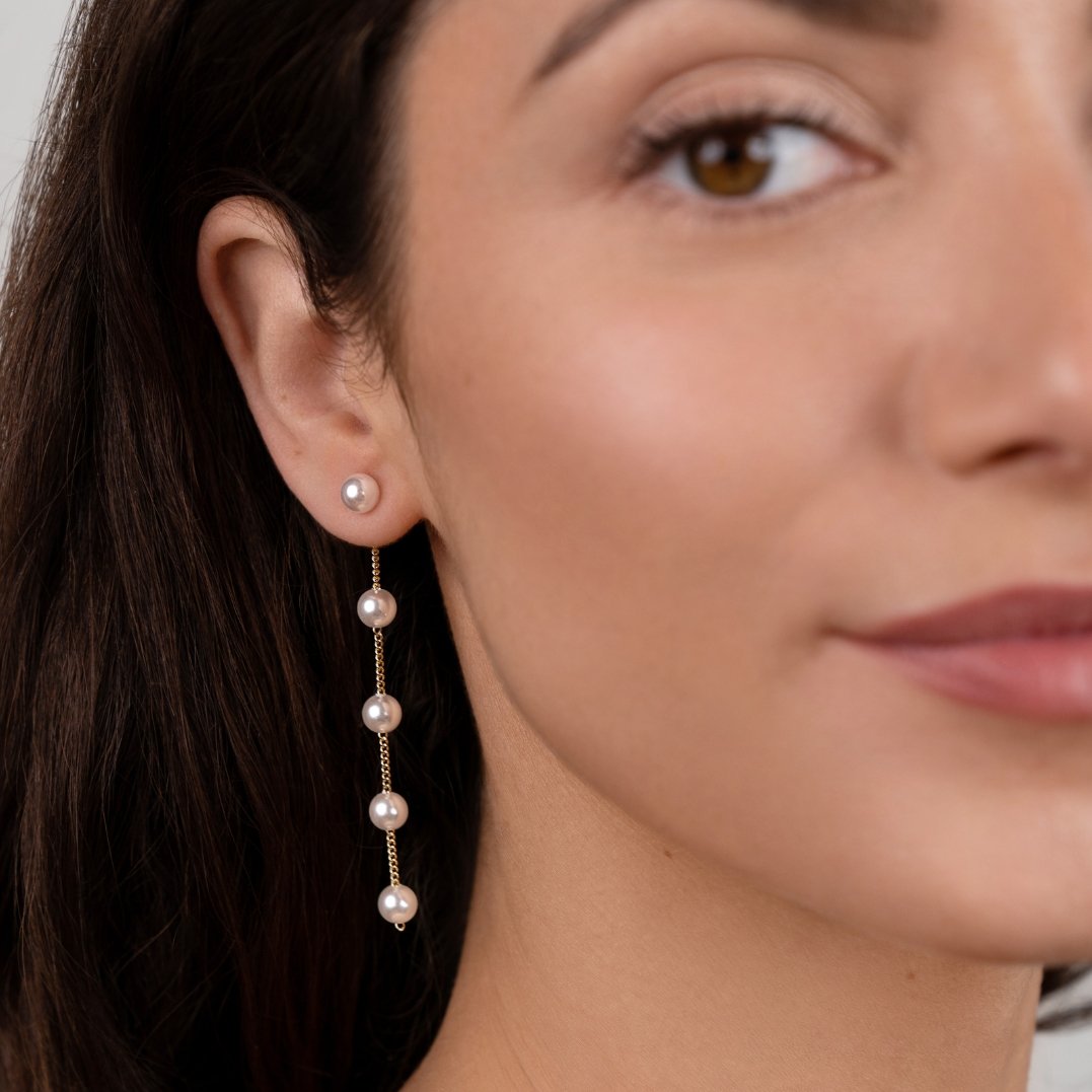 Pendientes con perla