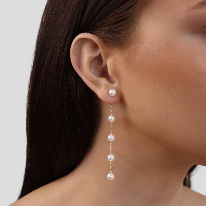 Pendientes con perla