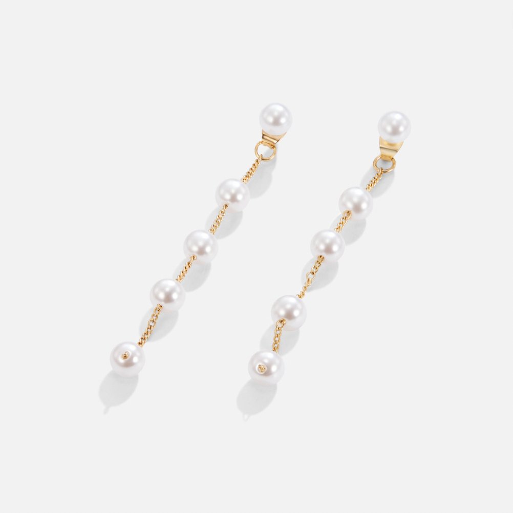 Pendientes con perla