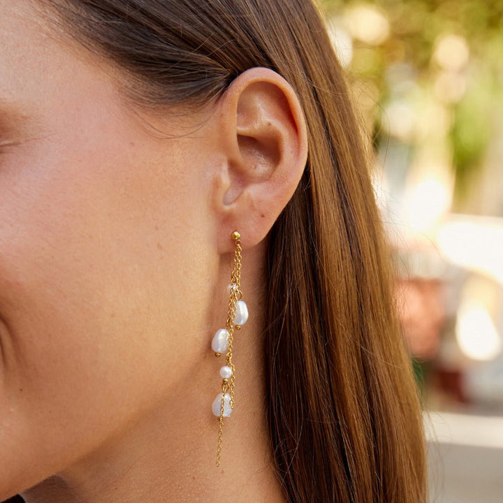 Pendientes Penelope gota perlée