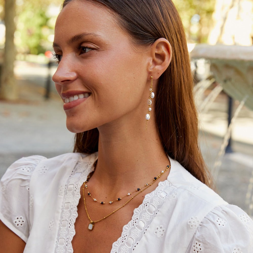 Pendientes Penelope gota perlée