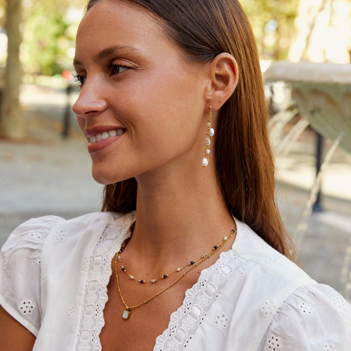 Pendientes Penelope gota perlée