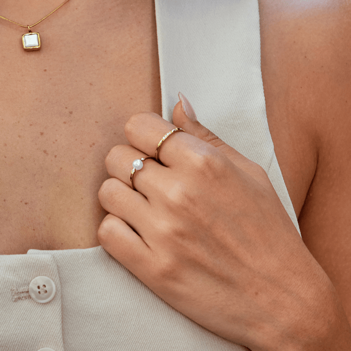 Anillo perlas Peri