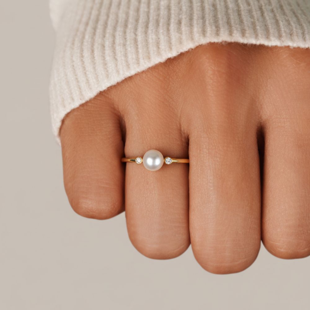Anillo perlas Peri