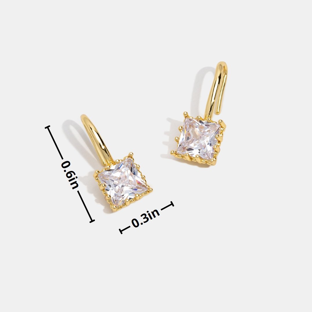 Pendientes Piper con gotas de cristal