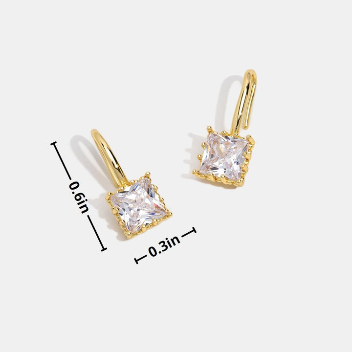 Pendientes Piper con gotas de cristal