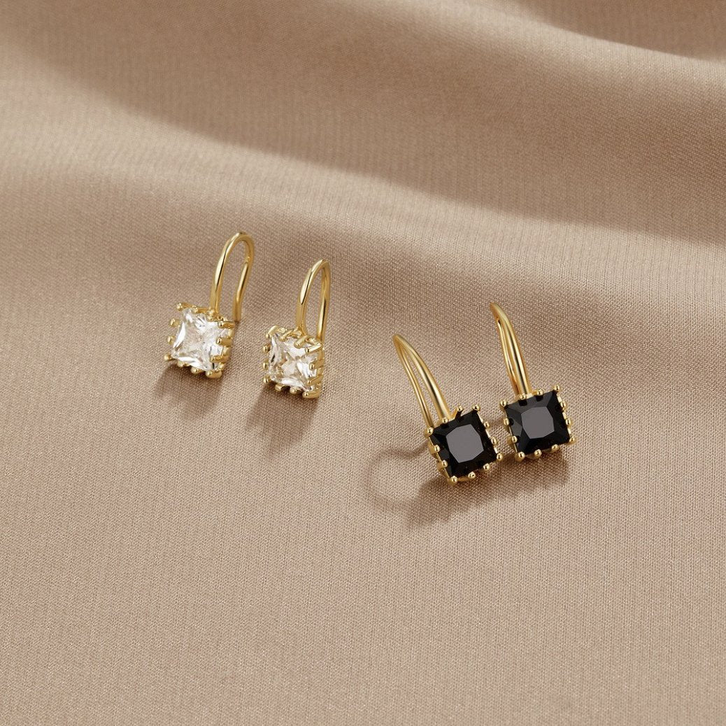 Pendientes Piper con gotas de cristal