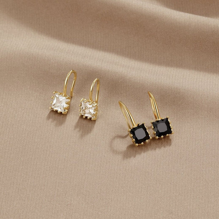 Pendientes Piper con gotas de cristal