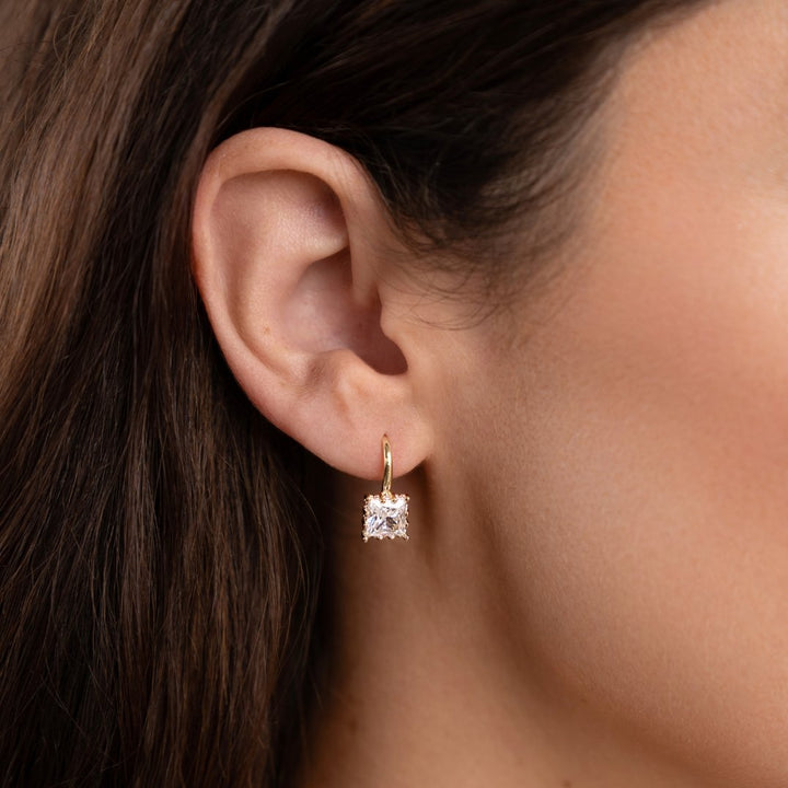 Pendientes Piper con gotas de cristal