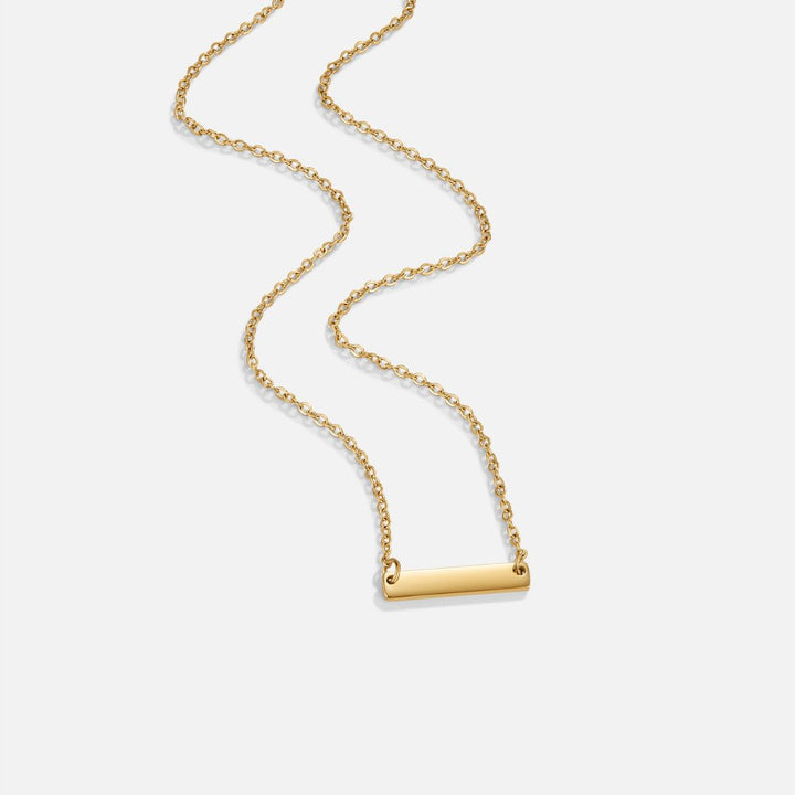 Collar Rina con lingote dorado