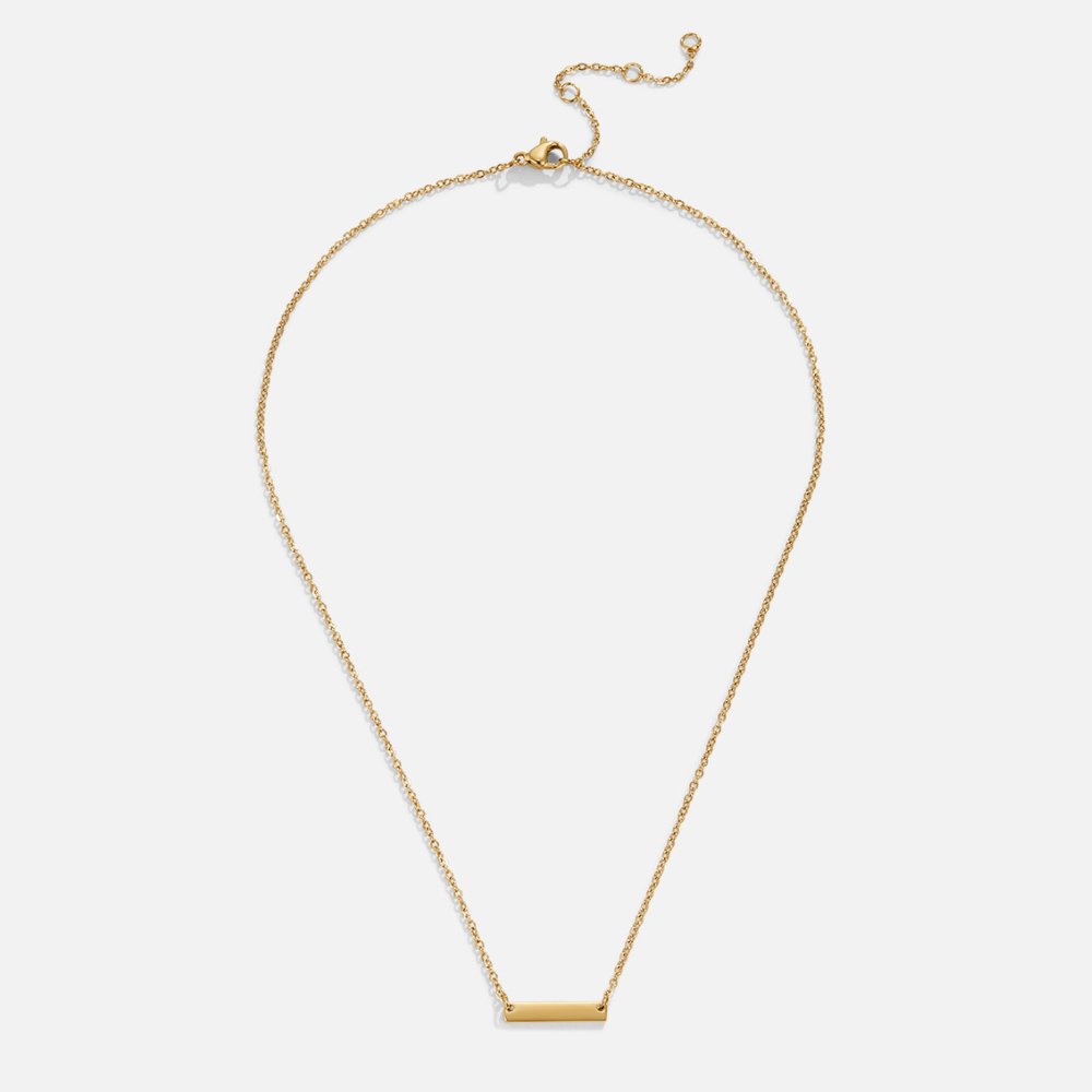 Collar Rina con lingote dorado