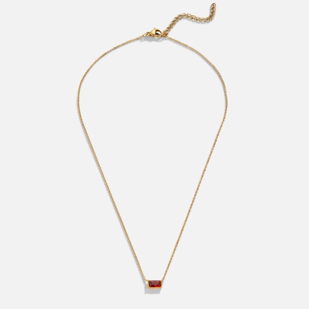 Collar Ruby Baguette