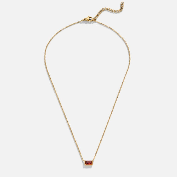 Collar Ruby Baguette