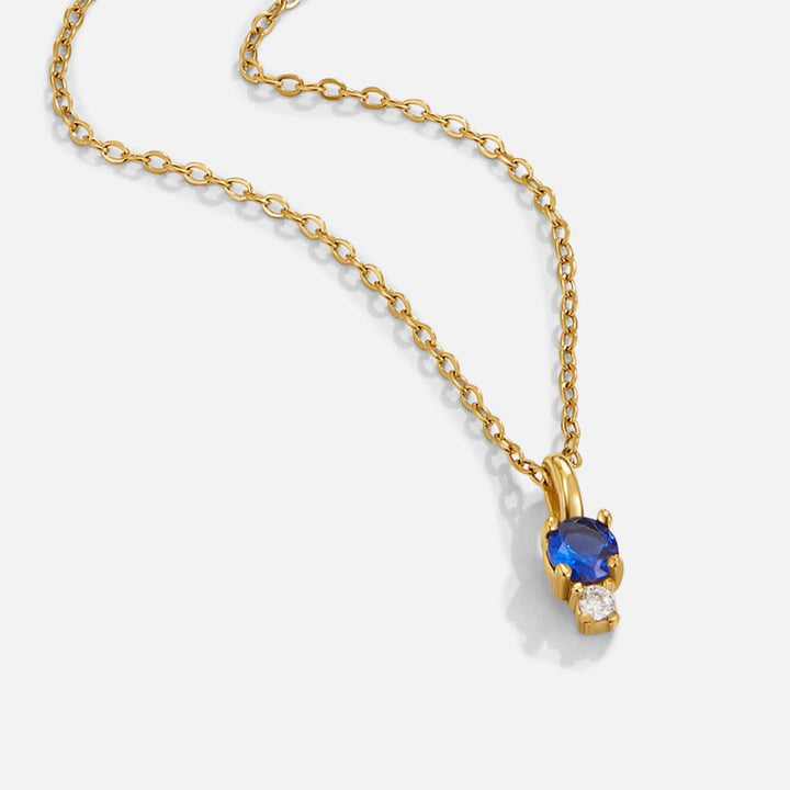 Collar Gota Zafiro