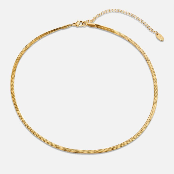 Collar dorado Sarya de cadena de serpiente